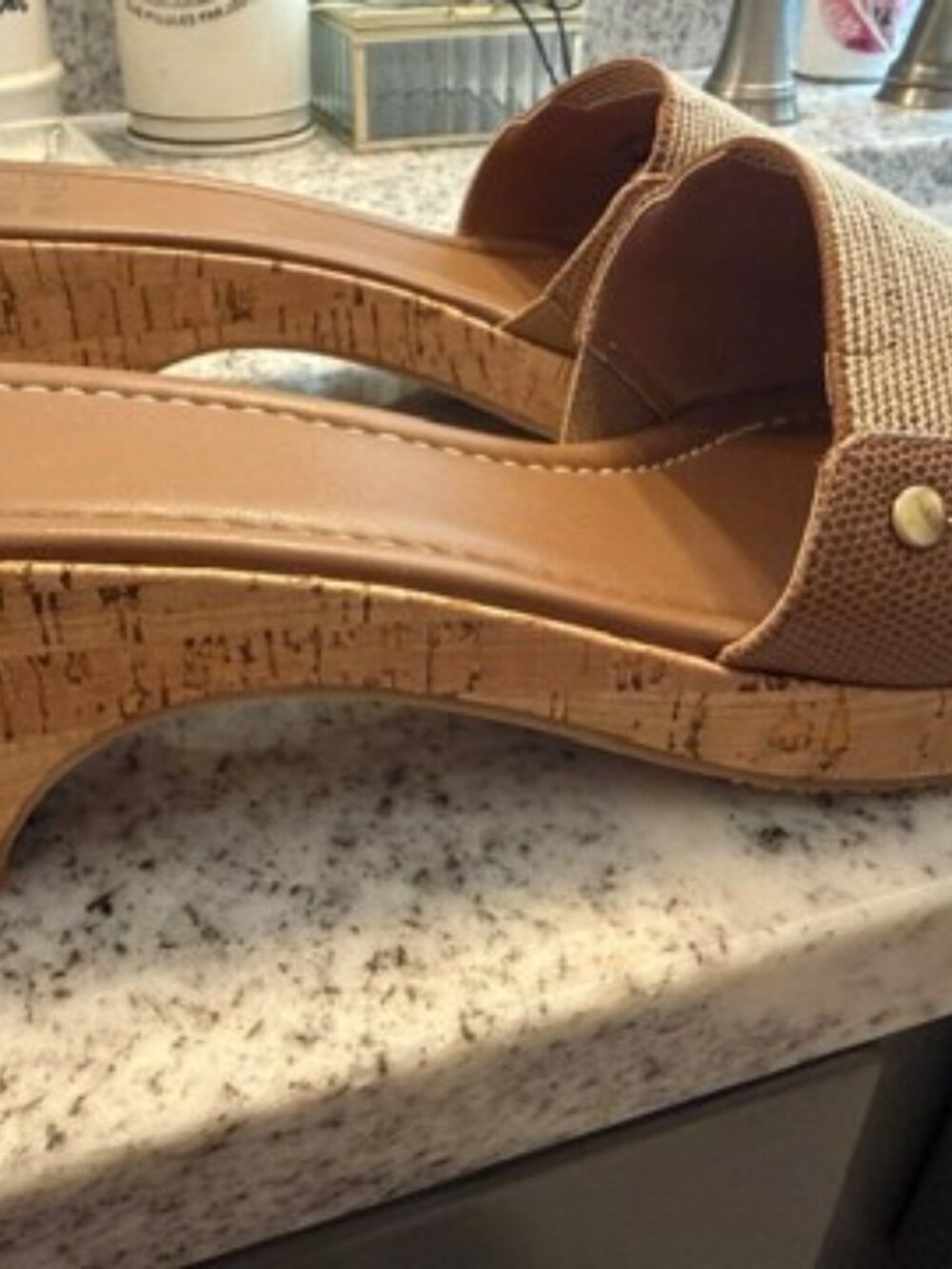 Donald Pliner Brown & Tan Sandals - Picture 3 of 4
